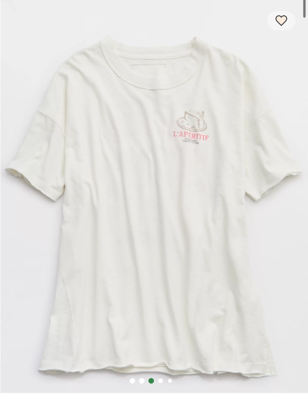 aeroe White Graphic Crewneck T-Shirt